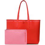 Dámské Kožené tašky Lacoste v růžové barvě z koženky veganské ve slevě 