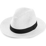 Pánské Fedora klobouky Fawler v bílé barvě ze slámy 