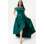 Dámské Plesové šaty v zelené barvě z polyesteru ve velikosti XXL ve slevě plus size 
