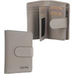 Dámské Kožené peněženky Lagen ve světle šedivé barvě v elegantním stylu z kůže 