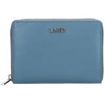 Dámské Luxusní peněženky Lagen ve světle modré barvě z kůže 
