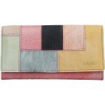 Dámské Kožené peněženky Lagen vícebarevné z kůže 