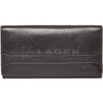 Lagen Dámská peněženka kožená W-2025/T Černá