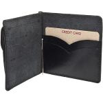 Pánské Kožené peněženky Lagen v černé barvě v minimalistickém stylu z kůže 