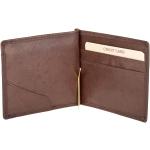 Pánské Kožené peněženky Lagen v hnědé barvě v minimalistickém stylu z kůže 