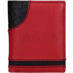 Pánské Luxusní peněženky Lagen v černé barvě v elegantním stylu z hovězí kůže 