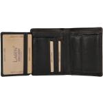 Pánské Kožené peněženky Lagen v tmavě hnědé barvě z kůže 
