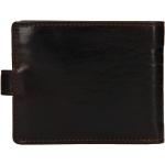 Pánské Luxusní peněženky Lagen v tmavě hnědé barvě z kůže 