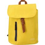 Batohy na notebook Mustang v žluté barvě ze syntetiky s kapsou na notebook udržitelná móda 