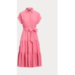 Dámské Designer Košilové šaty Ralph Lauren Ralph v růžové barvě ve velikosti 2 ve slevě 