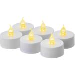 Svíčky Emos v bílé barvě 6 ks v balení 