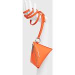 Dámské Designer Ledvinky Calvin Klein v oranžové barvě z polyuretanu 