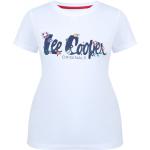 Dámská  Trička Lee Cooper v bílé barvě ve velikosti 3 XL ve slevě 