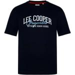 Pánská  Trička s krátkým rukávem Lee Cooper v černé barvě z bavlny ve velikosti L s krátkým rukávem 