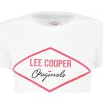 Dámská  Trička s potiskem Lee Cooper v bílé barvě z bavlny ve velikosti L ve slevě 