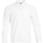 Košile s dlouhým rukávem Lee Cooper v bílé barvě s dlouhým rukávem s button-down límcem 
