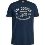 Pánská  Trička s krátkým rukávem Lee Cooper v modré barvě z bavlny s krátkým rukávem 