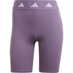 Dámské Fitness kalhoty adidas ve fialové barvě ve velikosti S s vysokým pasem ve slevě 
