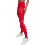Dámské Designer Fitness kalhoty Calvin Klein PERFORMANCE v červené barvě ve velikosti XS 
