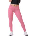 Dámské Fitness kalhoty Nebbia v růžové barvě ve velikosti S ve slevě 