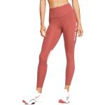 Dámské Běžecké kalhoty Nike Dri-Fit v červené barvě ve velikosti XS ve slevě 