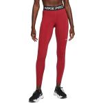 Pánské Fitness kalhoty Nike Pro v červené barvě ve slevě 