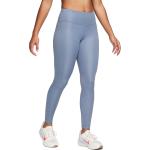 Dámské Běžecké kalhoty Nike Epic v modré barvě z polyesteru ve velikosti XS s vysokým pasem ve slevě 