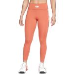 Dámské Běžecké kalhoty Nike v oranžové barvě ve velikosti M ve slevě 