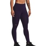 Dámské Fitness kalhoty Under Armour Rush ve fialové barvě z kůže ve velikosti XS ve slevě 