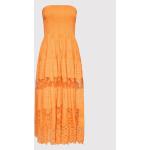Dámské Letní šaty v oranžové barvě ve velikosti M ve slevě 