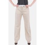 Dámské Designer Straight Fit džíny Calvin Klein v pískové barvě z plátěného materiálu ve velikosti 7 XL 
