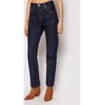 Dámské Straight Fit džíny LEVI´S 501 v modré barvě ve slevě 