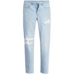 Dámské Straight Fit džíny LEVI´S 501 v modré barvě ve slevě 