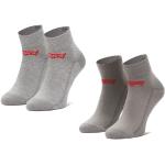 Pánské Kotníkové ponožky LEVI´S v šedé barvě 
