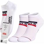Dámské Kotníkové ponožky LEVI´S v bílé barvě z bavlny ve velikosti 42 ve slevě 