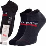 Dámské Kotníkové ponožky LEVI´S v šedé barvě z bavlny ve velikosti 42 ve slevě 