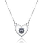 Linda's Jewelry Stříbrný náhrdelník Řeč Lásky Ag 925/1000 INH119