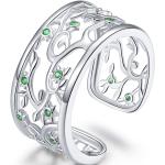 Stříbrné prsteny v elegantním stylu ze stříbra ve velikosti Onesize 