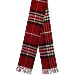 Linea Cashmink Scarf Red Check One Size