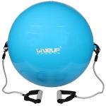 Gymnastické míče LiveUp v modré barvě 