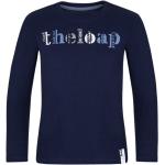 Dětská trička s potiskem Loap v modré barvě z bavlny ve slevě 