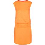 Dámské Letní šaty Loap v oranžové barvě sportovní z bavlny ve velikosti XS bez rukávů s kulatým výstřihem 