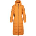 Dámské Zimní kabáty Loap v oranžové barvě prošívané ve velikosti M 