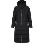 Dámské Zimní bundy s kapucí Loap Nepromokavé v černé barvě v elegantním stylu z polyesteru ve velikosti M ve slevě 