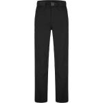 Pánské Outdoorové kalhoty Loap v černé barvě regular ze softshellu ve velikosti L s páskem ve slevě 