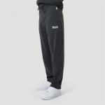 Běžecké kalhoty Lonsdale v šedé barvě v moderním stylu s marl vzorem ve velikosti 4 XL ve slevě plus size 
