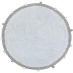 Lorena Canals koberce Bio koberec kusový, ručně tkaný Bubbly Soft Blue - 120x120 (průměr) kruh cm