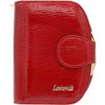 Dámské Kožené peněženky Lorenti v červené barvě v kancelářském stylu z kůže ve slevě 