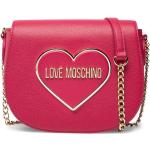 Dámské Designer Luxusní kabelky Moschino Love Moschino v růžové barvě z polyuretanu ve slevě 