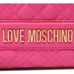 Dámské Designer Luxusní kabelky Moschino Love Moschino v růžové barvě z koženky veganské 